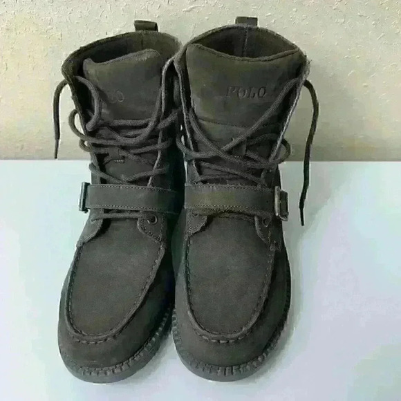 Polo Ralph Lauren Ranger Bear boys 6 womens sz 8  Boots Brown